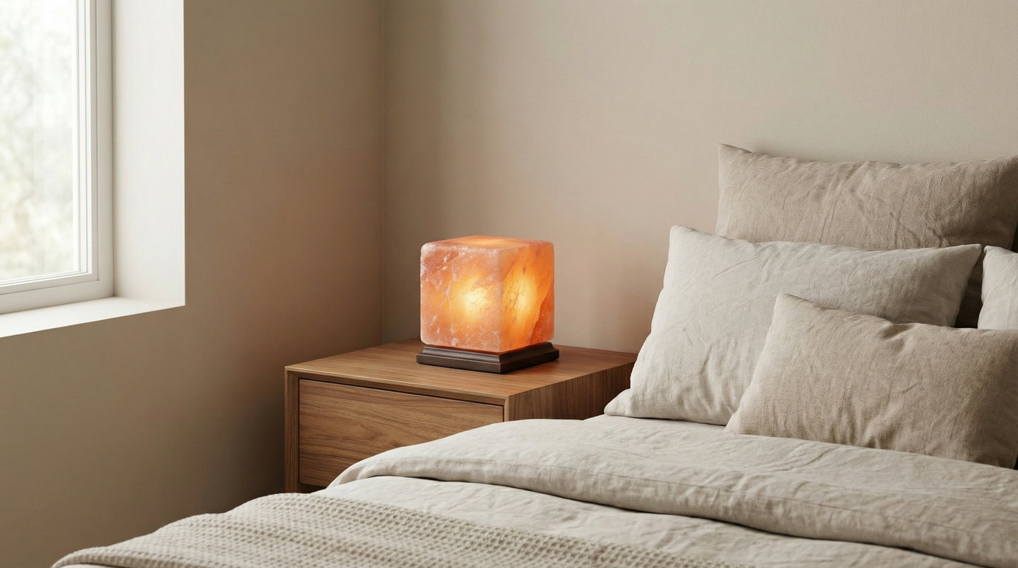 Himalayan Pink Salt Cube Lamp 6*6*6 inches