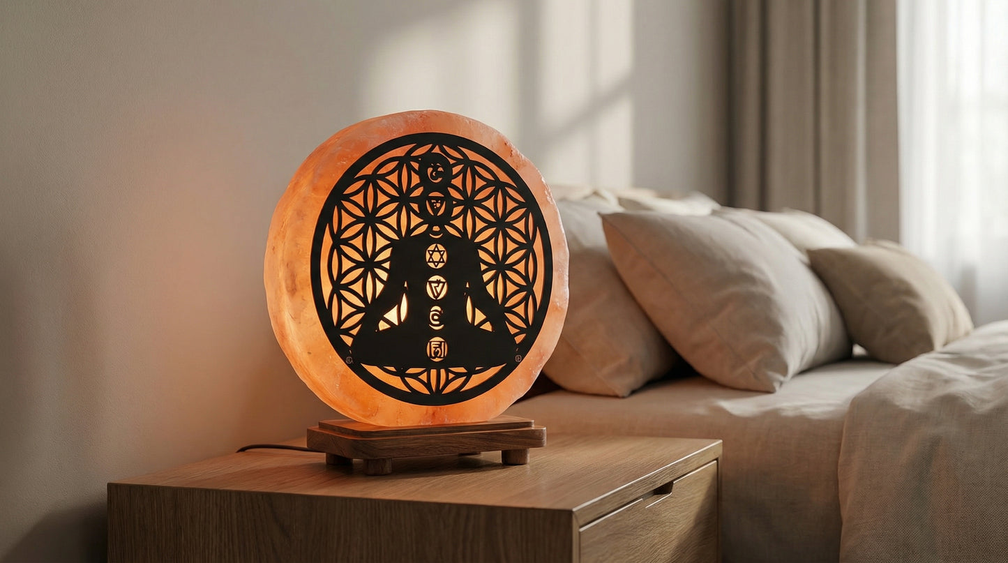 Meditation Glow Lamp – Spiritual Harmony Orange Light