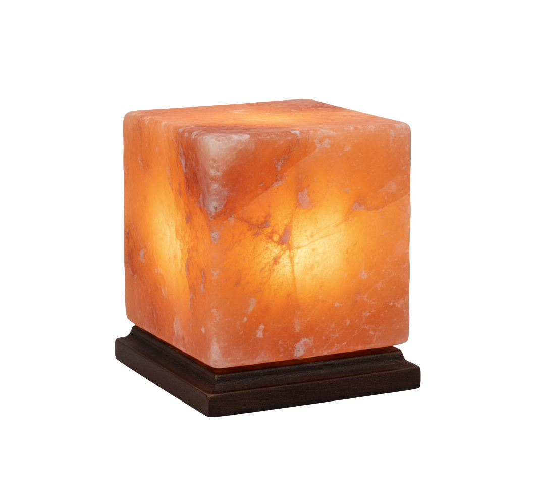 Himalayan Pink Salt Cube Lamp 6*6*6 inches
