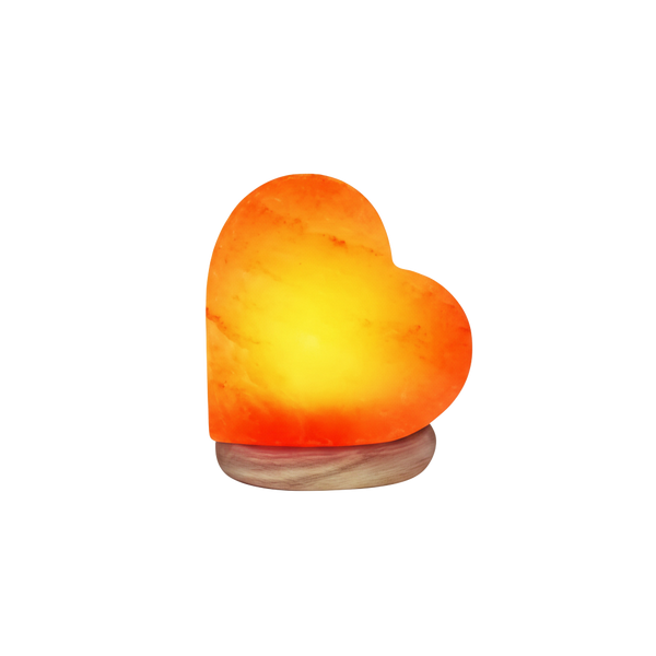 Himalayan Glow USB Heart Salt Lamp Multicolor