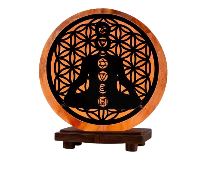 Meditation Glow Lamp – Spiritual Harmony Orange Light